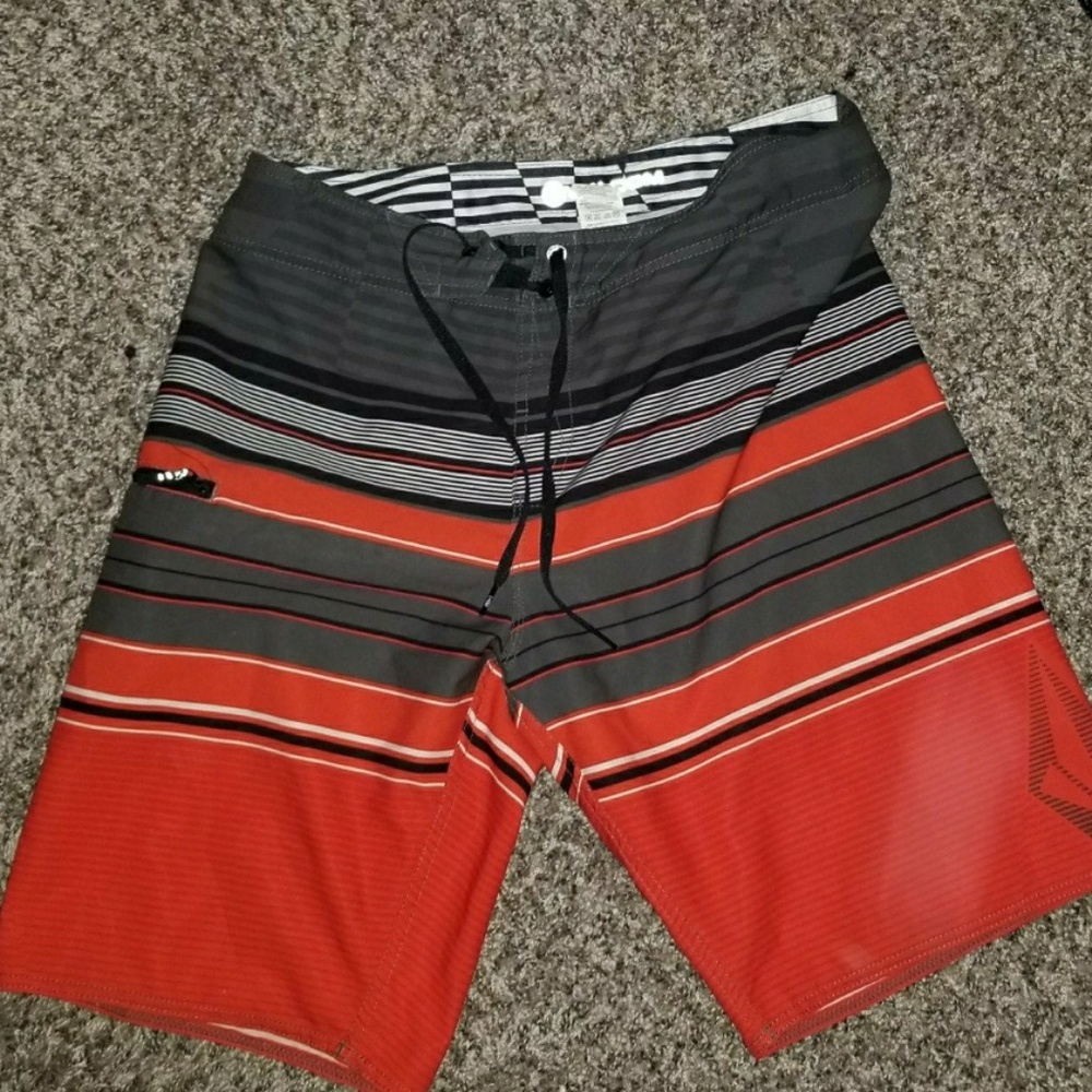 Orange Volcom Swimtrunks
